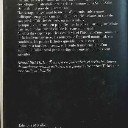Mort d'un satrape rouge - Gérard Delteil - Livre