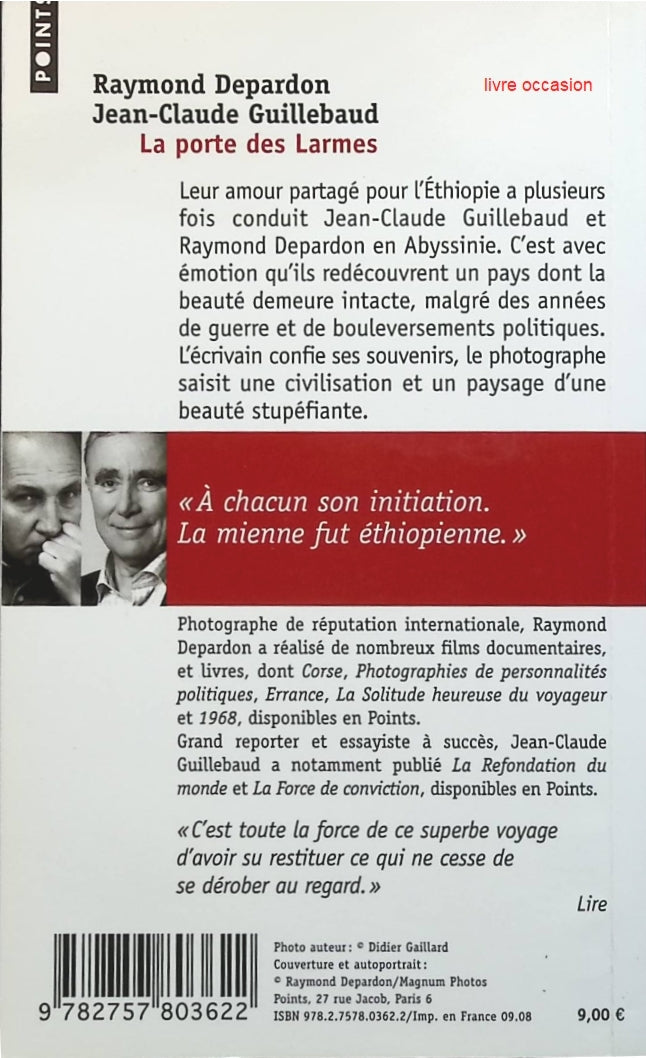 La porte des larmes : Retour vers l'Abyssinie - Raymond Depardon - Livre