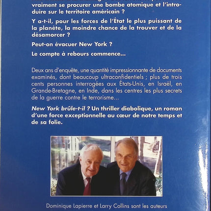 New York brûle-t-il ? - Dominique Lapierre - Livre