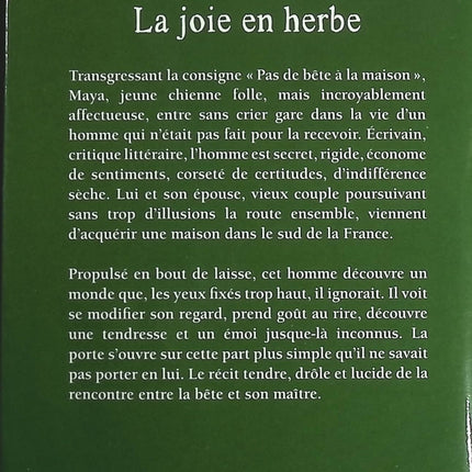La joie en herbe - Claude Vincent - Livre