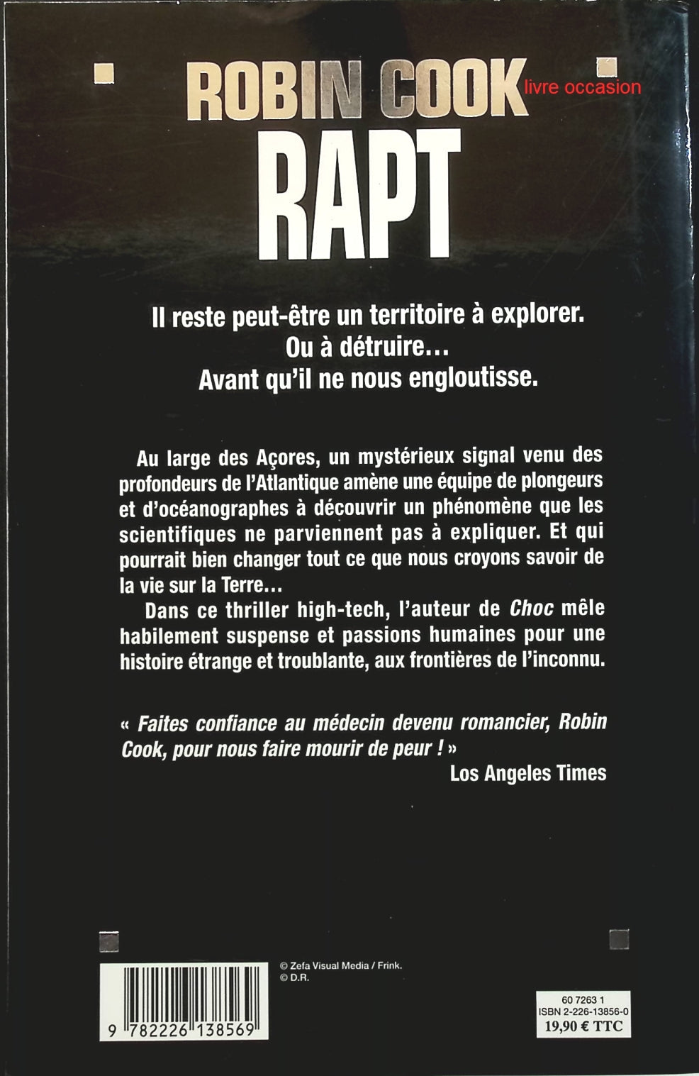 Rapt - Robin Cook - Livre