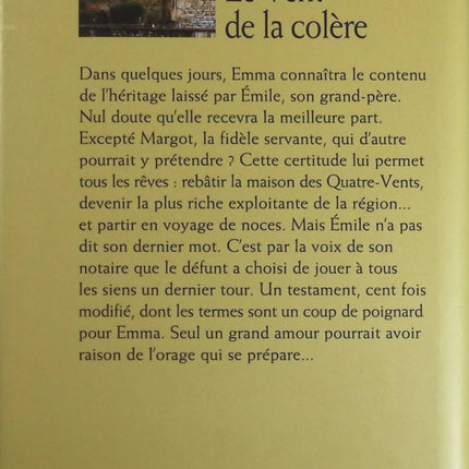 Le vent de la colère - Jacques Mazeau - Livre