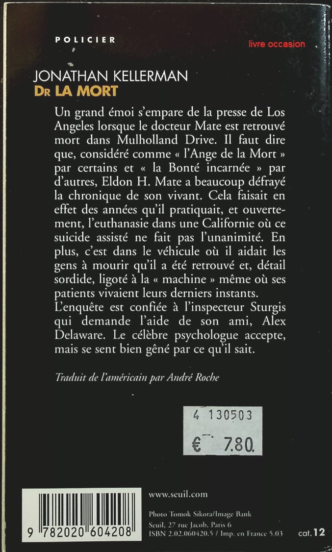 Dr La Mort - Jonathan Kellerman - Livre