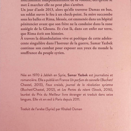 La marcheuse - Samar Yazbek - Livre