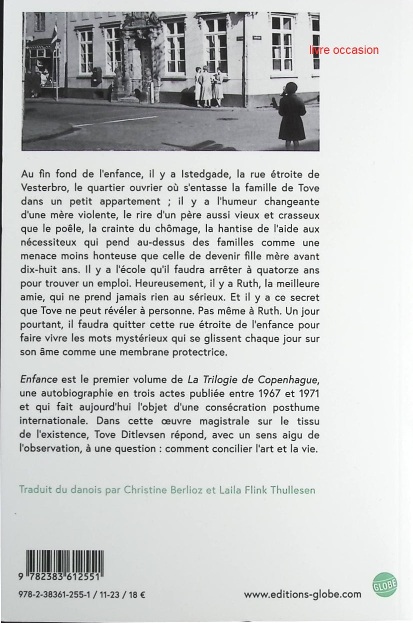 La Trilogie De Copenhague Tome 1 - Enfance - Tove Ditlevsen - Livre