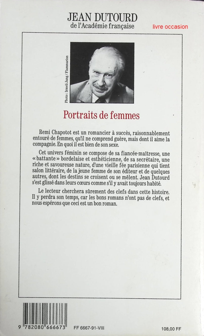 Portraits de femmes - Jean Dutourd - Livre