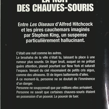 La nuit des chauves-souris - Jeff Rovin - Livre