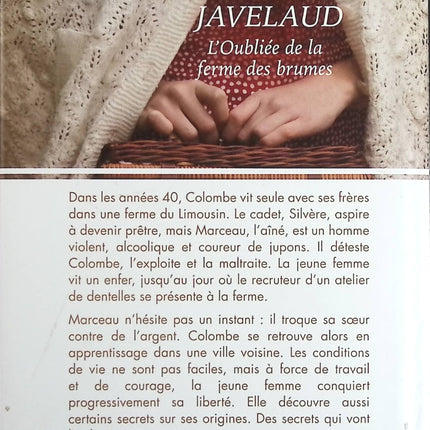 L'oubliée de la ferme des brumes - Corinne Javelaud - Livre