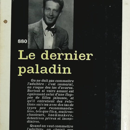 Le dernier paladin - William Campbell Gault - Livre