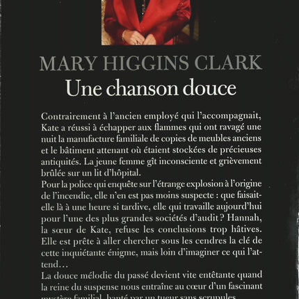 Une chanson douce - Mary Higgins Clark - Livre