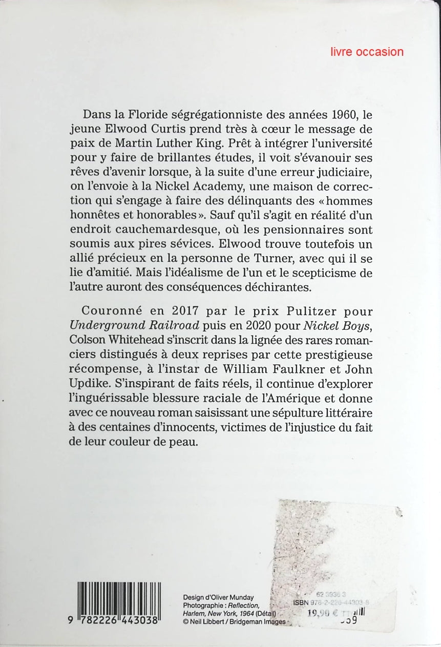 Nickel Boys - Colson Whitehead - Livre