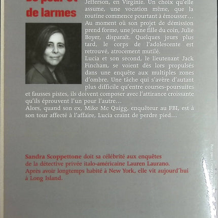 De peur et de larmes - Sandra Scoppettone - Livre