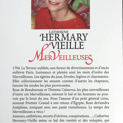 Merveilleuses - Catherine Hermary-Vieille - Livre