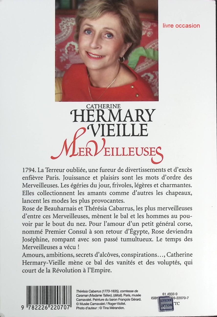 Merveilleuses - Catherine Hermary-Vieille - Livre