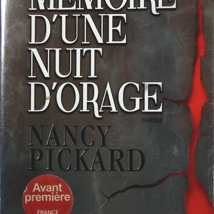 Mémoire d'une nuit d'orage - Nancy Pickard - Livre