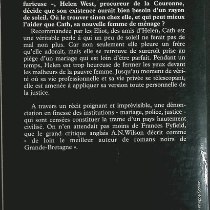 Un cas de conscience - Frances Fyfield - Livre
