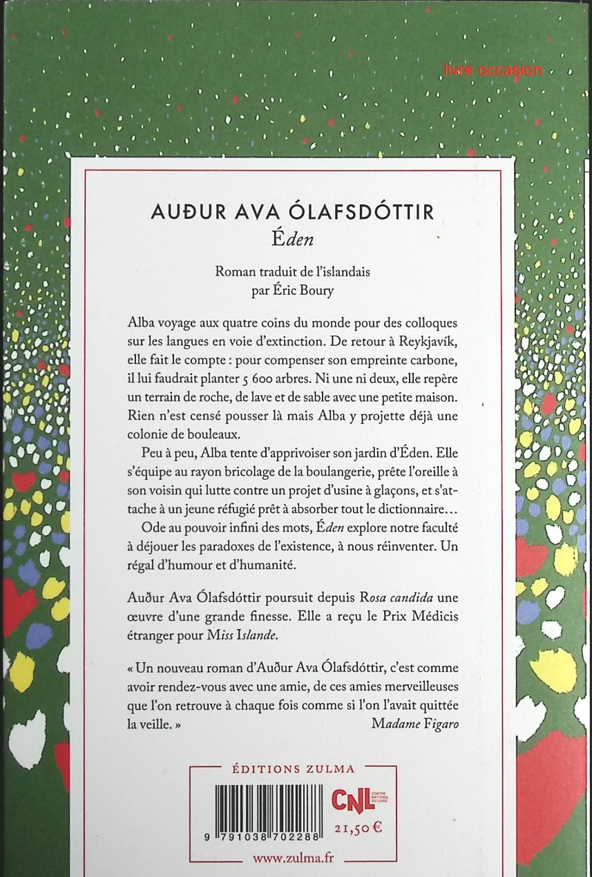 Éden - Ava Olafsdottir Audur - Livre