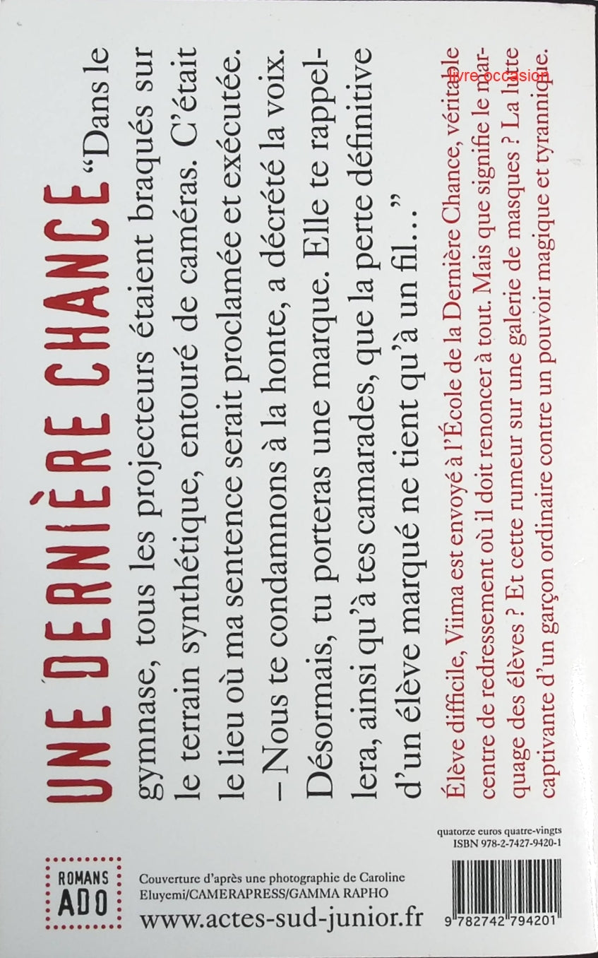 Une dernière chance - Seita Parkkola - Livre