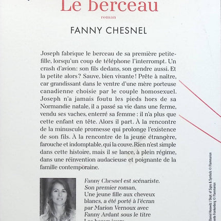 Le berceau - Fanny Chesnel - Livre