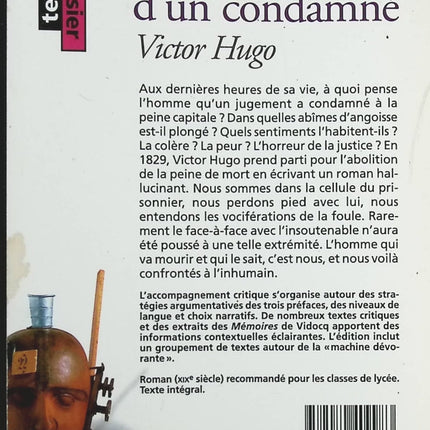 Le Dernier Jour d'un condamné - Victor Hugo - Livre