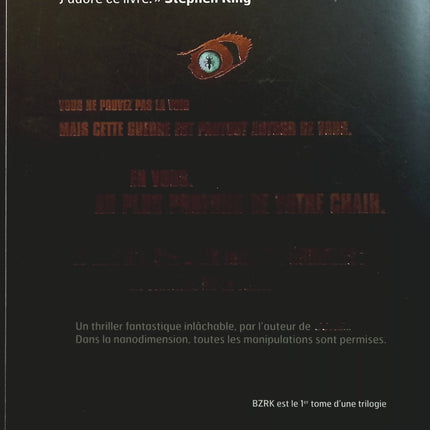 BZRK, tome 1 - Michael Grant - Livre