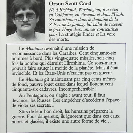 Abyss - Orson Scott Card - livre