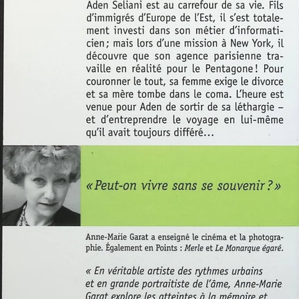 Aden - Anne-Marie Garat - livre