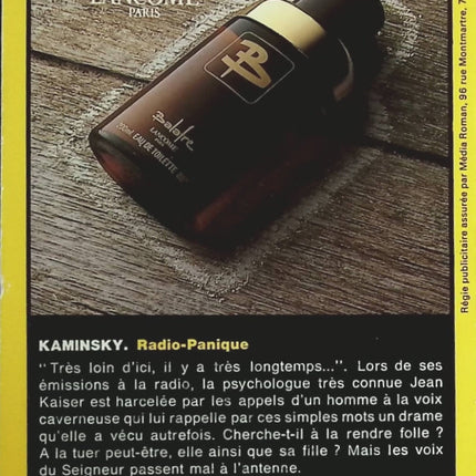 Radio-Panique - Stuart M. Kaminsky - Livre
