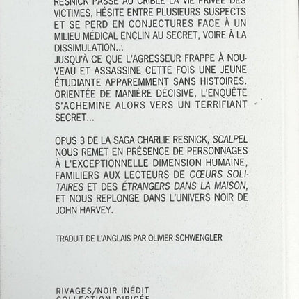 Scalpel - John Harvey - Livre