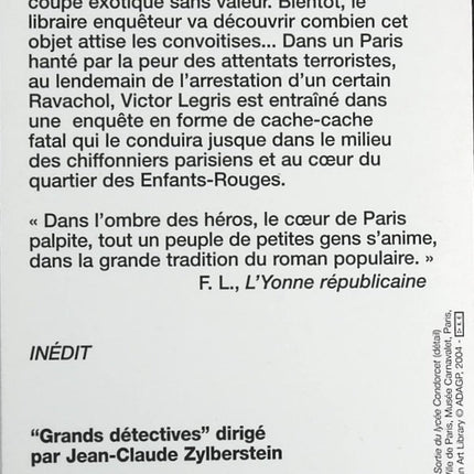 Le Secret des Enfants-Rouges - Claude Izner - Livre