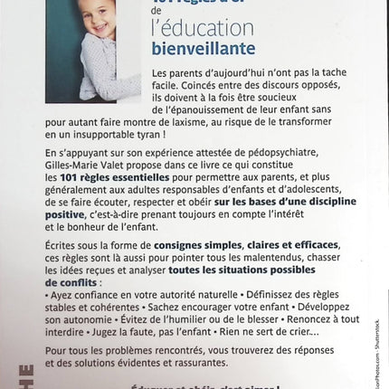 101 Règles d'or de l'Education Bienveillante - Gilles-Marie Valet - livre