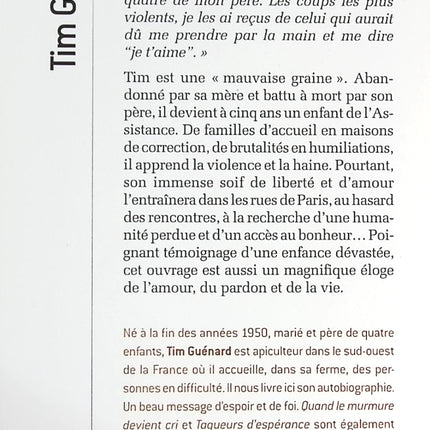 Plus fort que la haine – Témoignage & développement personnel | Tim Guénard - livre
