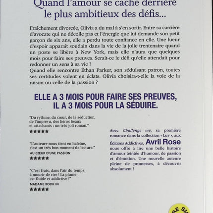 Challenge Me - Avril Rose - livre
