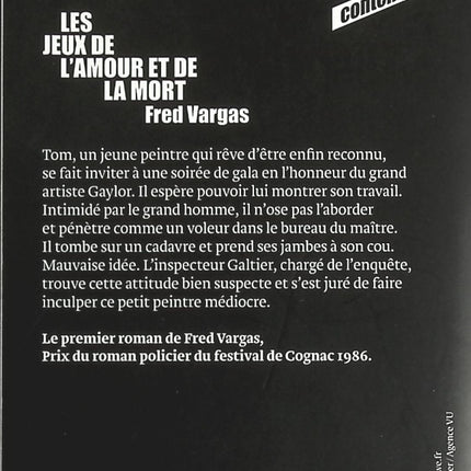 Les jeux de l'amour et de la mort - Fred Vargas - livre