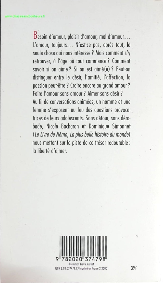 L'Amour expliqué à nos enfants - Nicole Bacharan - livre