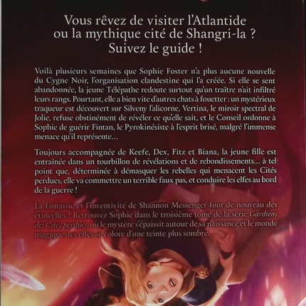 Gardiens des cités perdues - Tome 3 - Le grand brasier - Shannon Messenger - livre