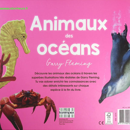 Animaux des océans – livre documentaire jeunesse sur les animaux marins – Garry Fleming - livre