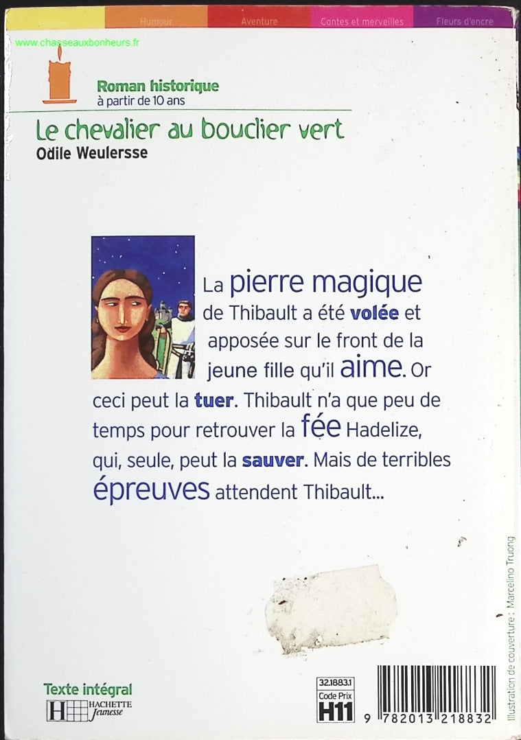 Le Chevalier au bouclier vert - Odile Weulersse - livre