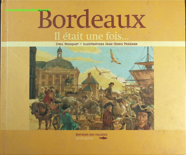 Bordeaux – Il était une fois… – Cyril Mouquet – Jean-Denis Pendanx – album illustré histoire patrimoine ville occasion - livre