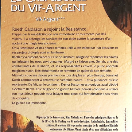 Vif-Argent Tome 3 - Le Crépuscule Du Vif-Argent -Stan Nicholls - livre