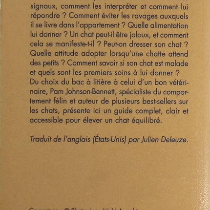 Comment penser chat - Pam Johnson-bennett - livre