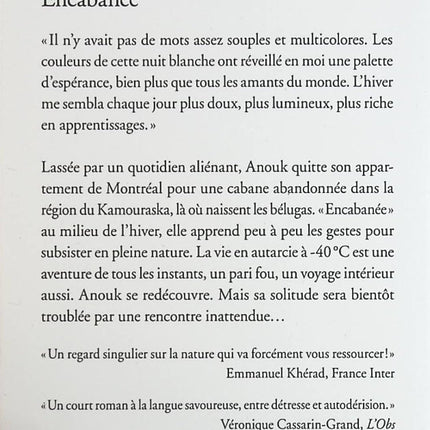 Encabanée - Gabrielle Filteau-Chiba - Livre