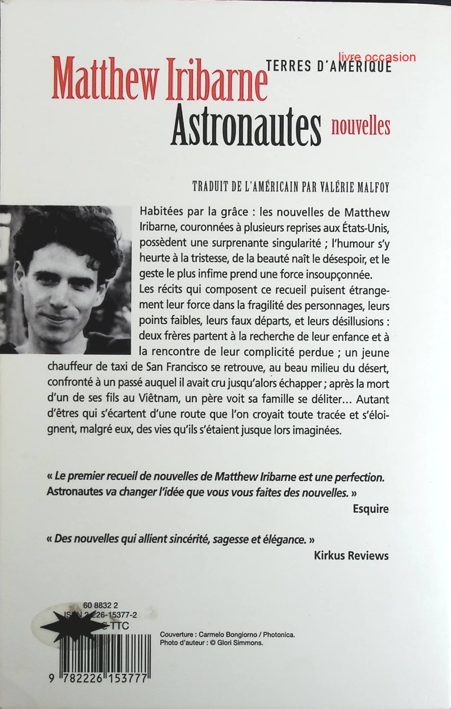 Astronautes et autres nouvelles - Matthew Iribarne - Livre