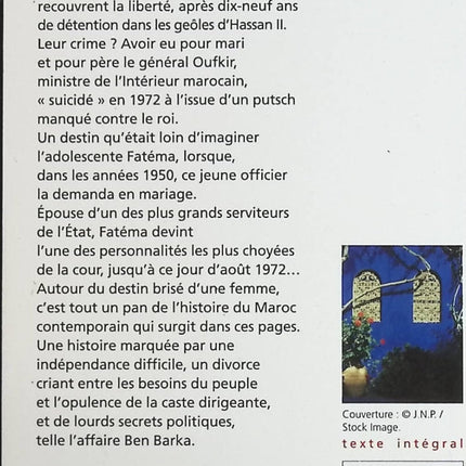 Les Jardins du roi - Fatéma Oufkir - Livre