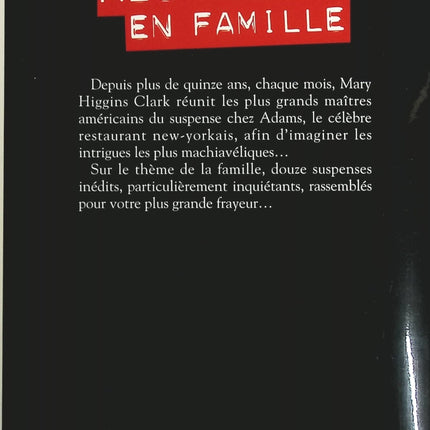 Meurtres en famille - The Adams Round Table - Livre