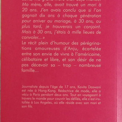 Mariage à l’indienne – roman romantique et culturel sur traditions et modernité de Kavita Daswani - Livre