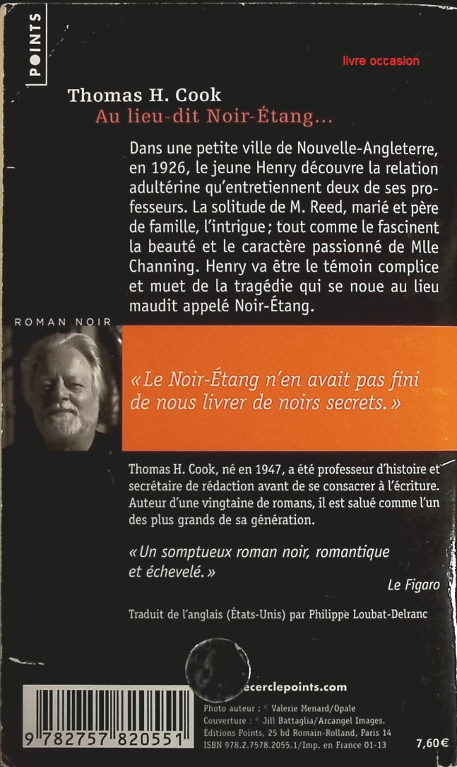 Au lieu-dit Noir-Etang - Thomas H. Cook - Livre