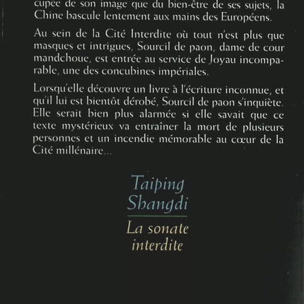 La sonate interdite - Taiping Shangdi - Livre