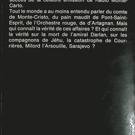 Toute la vérité L'émission de Radio Monte-Carlo - René-Victor Pilhes, Jean-Pierre Imbrohoris, Didier Decoin - Livre