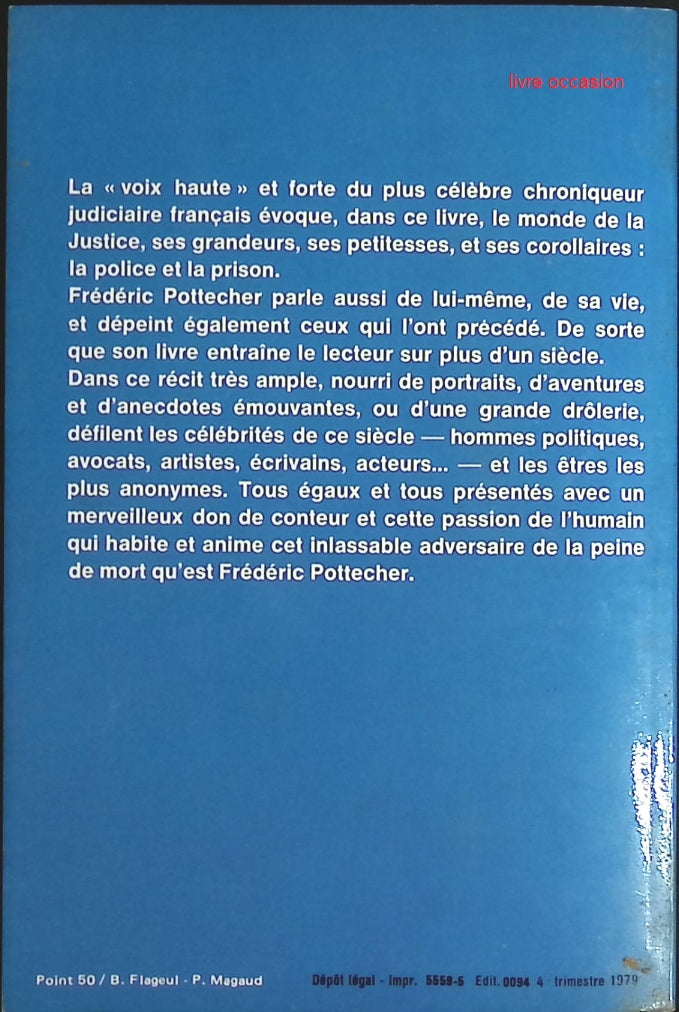 À voix haute - Frédéric Pottecher - Livre